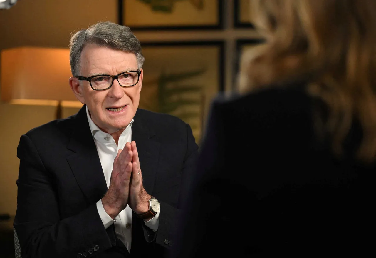 Former UK envoy to US resigns from Labour Party over Epstein links