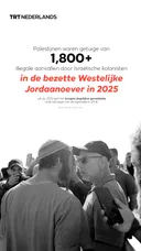 Palestijnen getuige van meer dan 1800 illegale aanvallen door Israëlische kolonisten in 2025