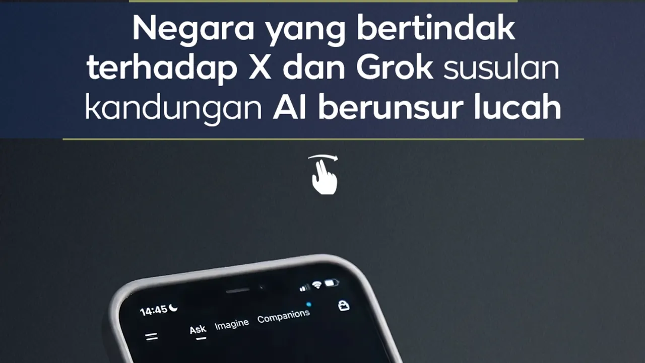 Negara yang bertindak terhadap X dan Grok susulan kandungan AI lucah