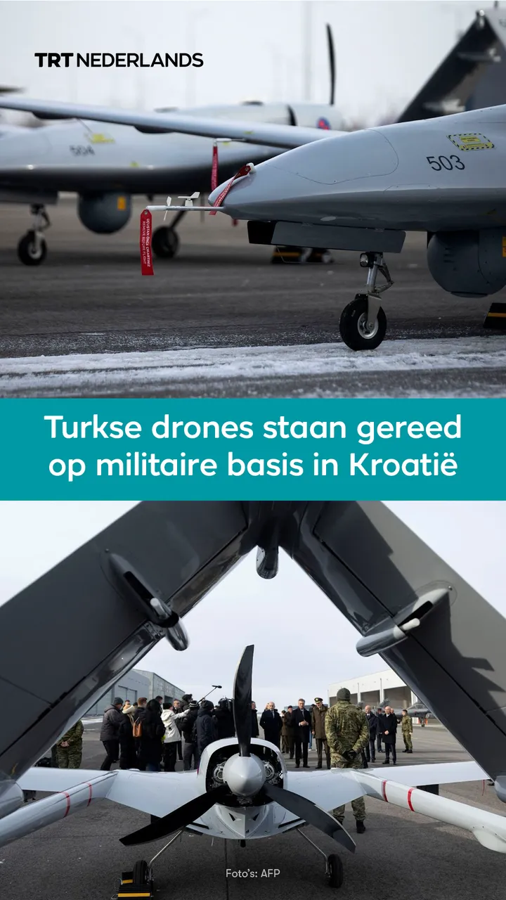 Turkse drones staan gereed op militaire basis in Kroatië