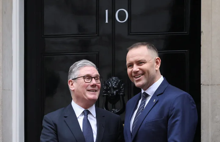 Prezydent Nawrocki spotkał się z premierem Wielkiej Brytanii w Londynie