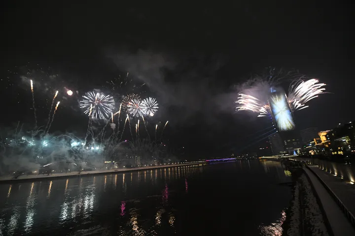 Beograd dočekao pravoslavnu Novu godinu uz vatromet, dronove i molitvu