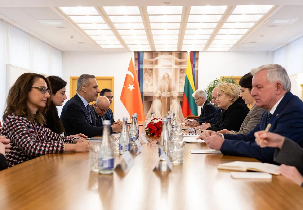 فيدان يشارك في اجتماع وزراء خارجية تركيا ودول البلطيق في ليتوانيا