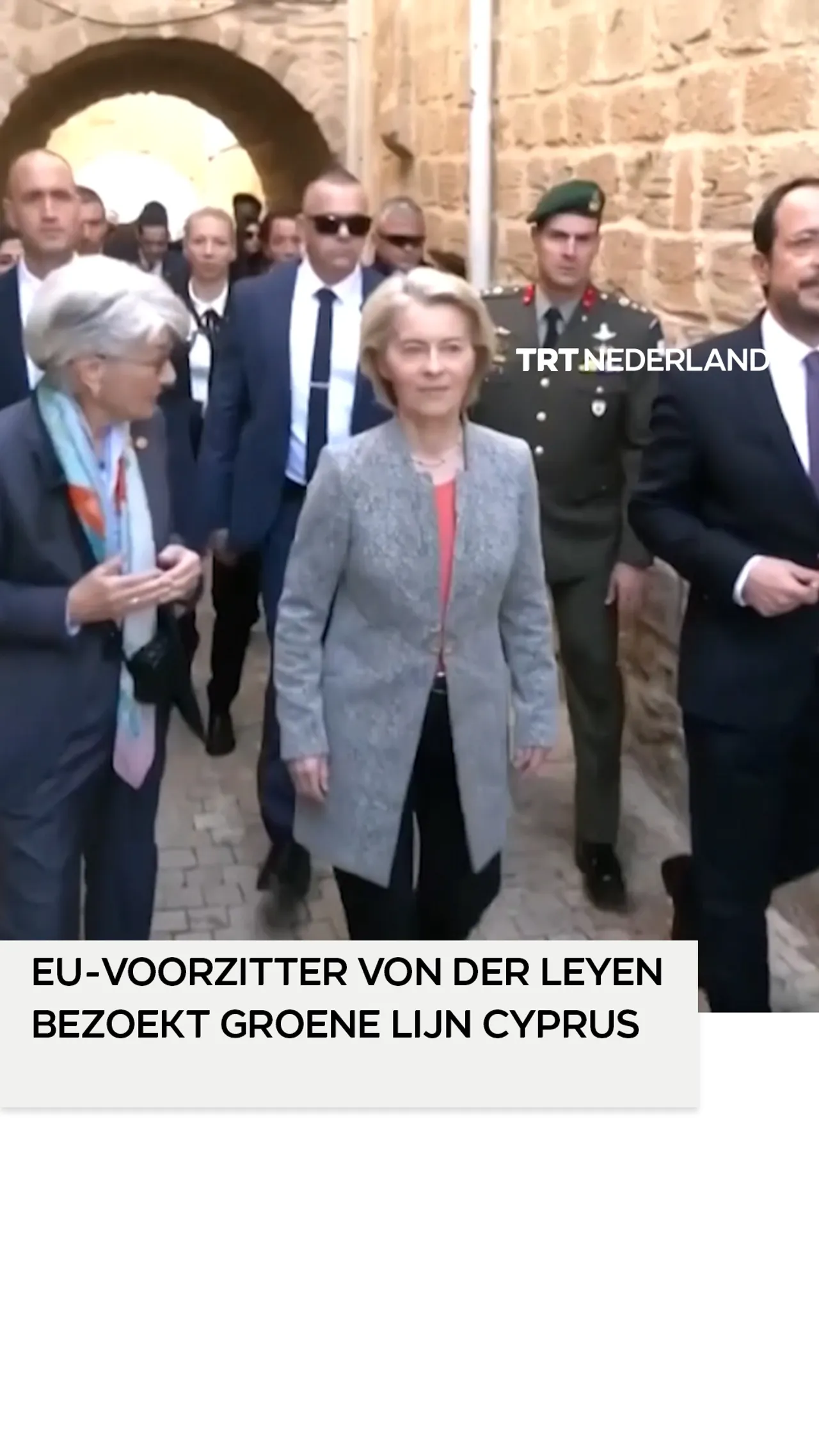 EU-voorzitter Von der Leyen bezoekt Groene Lijn terwijl EU-commissarissen bijeenkomen op Cyprus