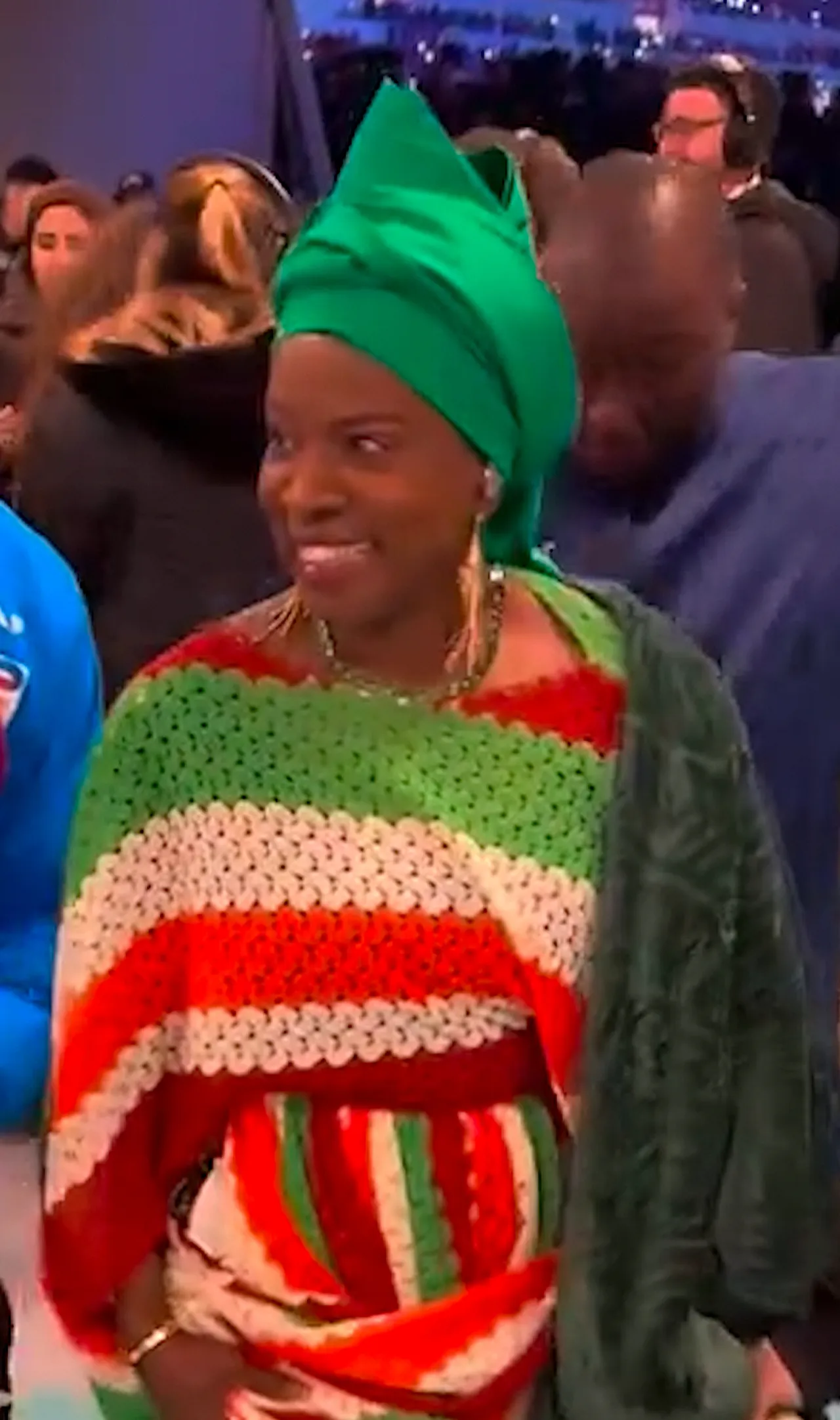 Angelique Kidjo chante “Africallez” avant la finale de la CAN 2025