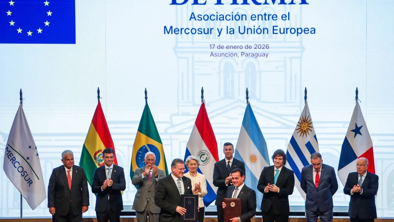 اتحادیه اروپا و مرکوسور پس از ۲۵ سال مذاکره، توافق‌نامه تجاری امضا کردند