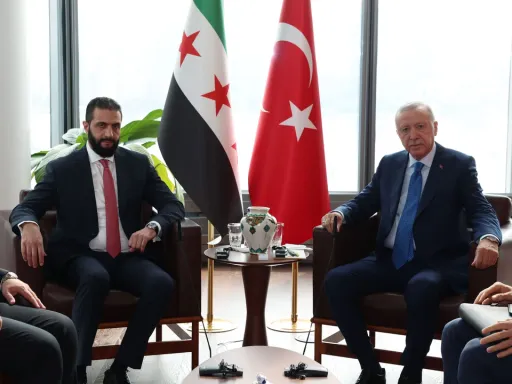 Erdogan diz a al-Sharaa que a “eliminação total do terrorismo” é vital para a Síria e para a região