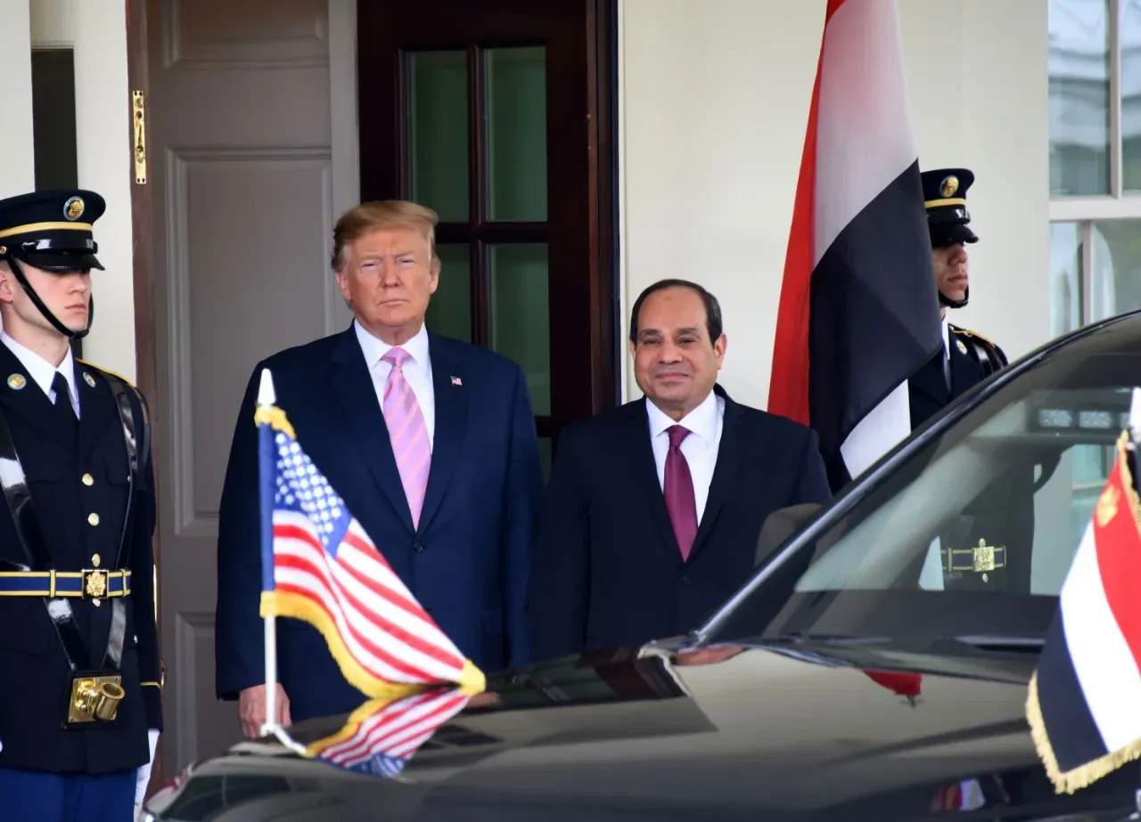 Sisi wa Misri kukutana na Trump Davos