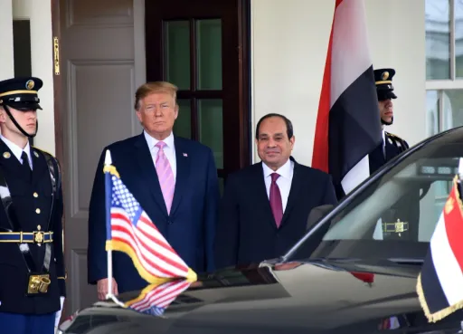 Sisi wa Misri kukutana na Trump Davos