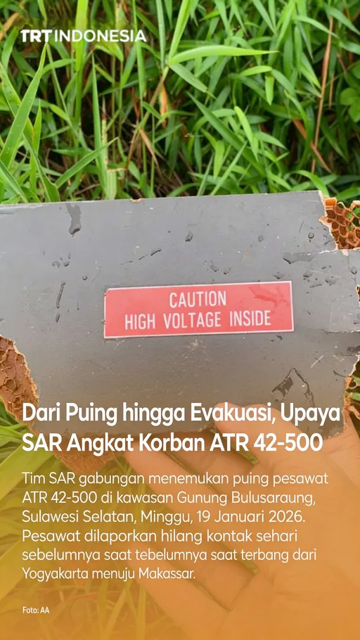 Dari Puing hingga Evakuasi, Upaya SAR Angkat Korban ATR 42-500