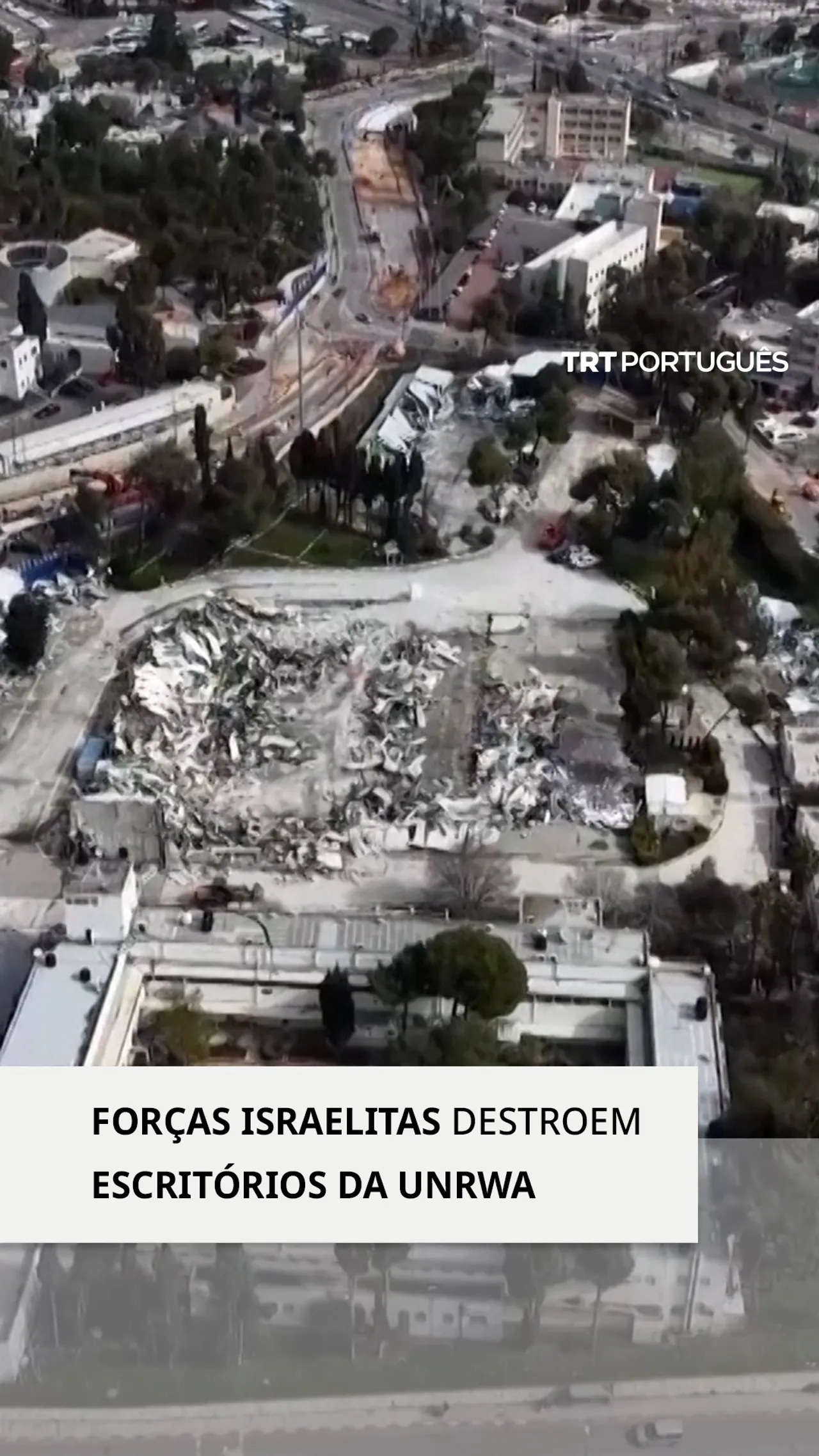 Forças israelitas destruíram escritórios da UNRWA na zona ocupada de Jerusalém Oriental