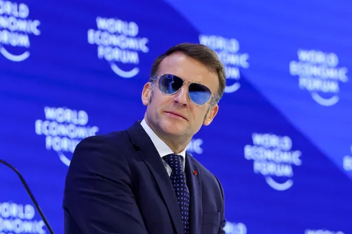 Trump roasts Macron's Davos sunglasses amid Greenland row