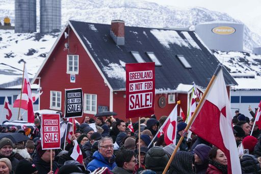 A protest in Greenland reflects growing concerns over sovereignty as Washington escalates pressure on European allies (AP).