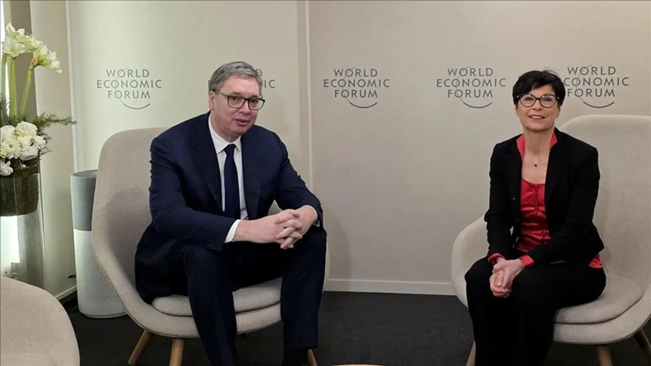 Vučić u Davosu s Martom Kosom o reformskim obavezama Srbije na putu ka članstvu u EU