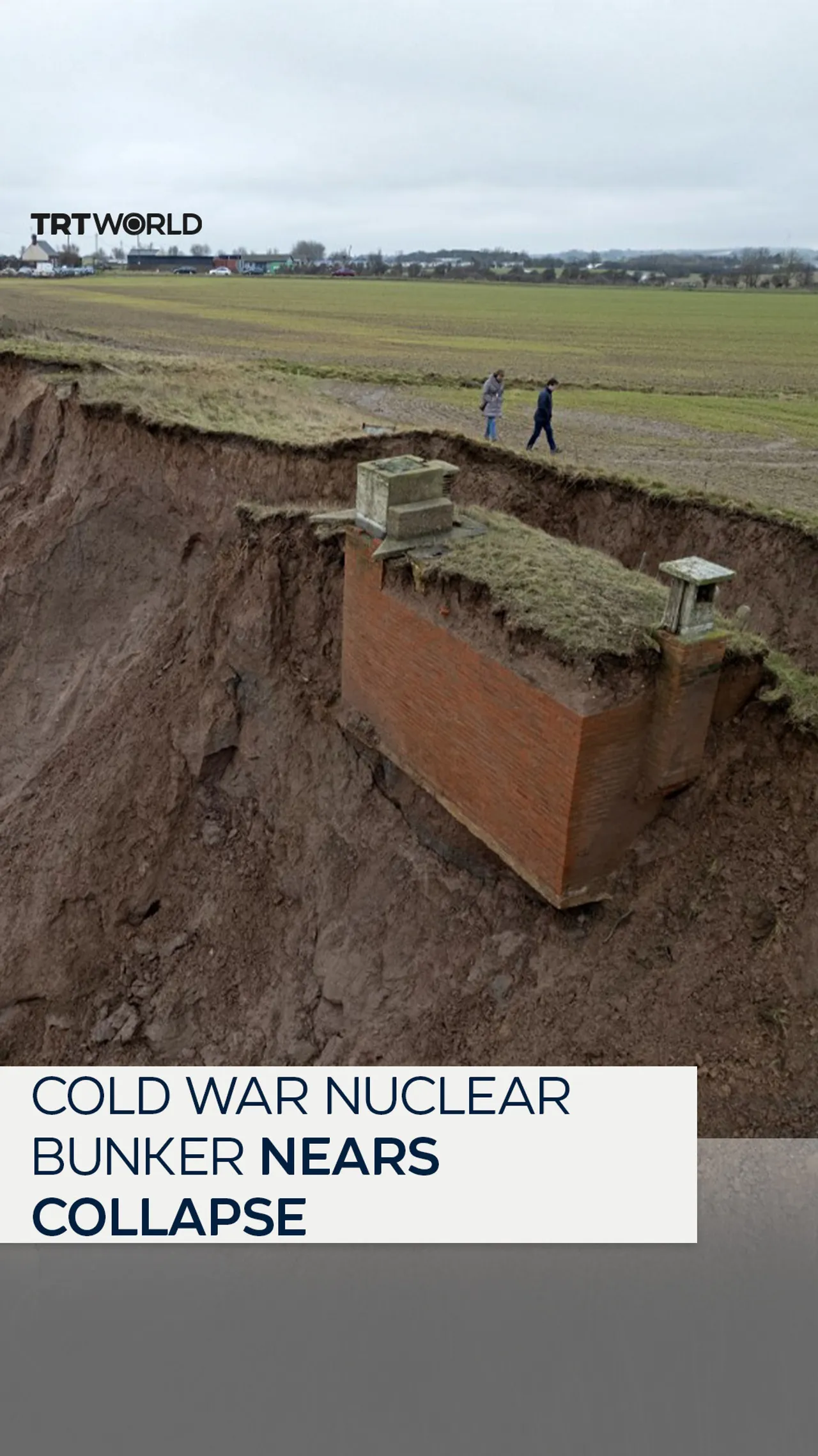 Cold War nuclear bunker in England close to collapse due to coastal erosion