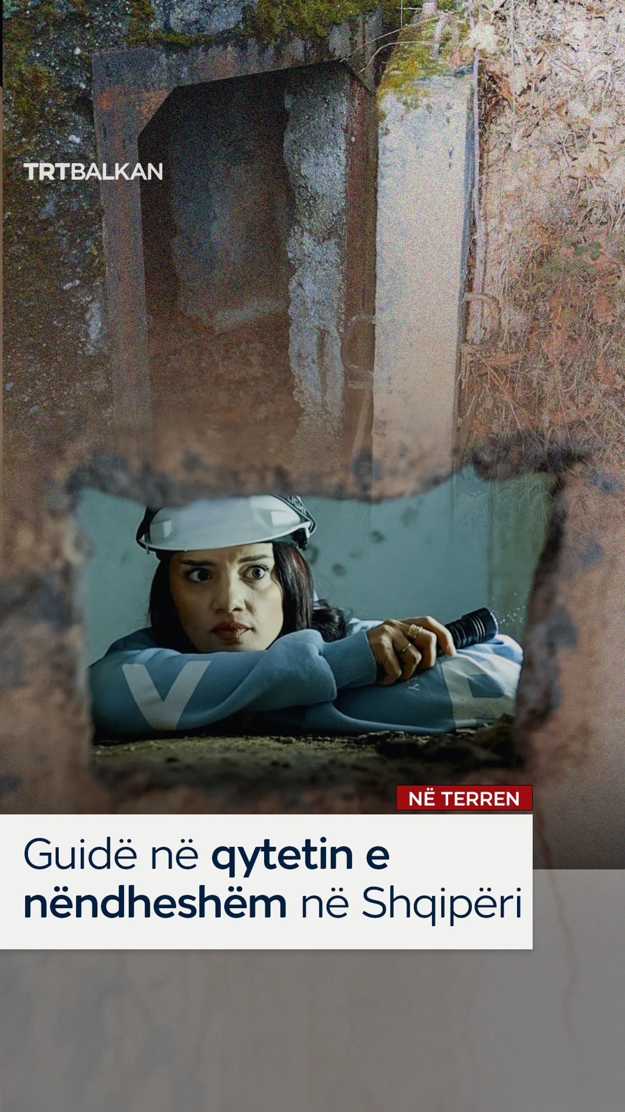 Guidë në qytetin e nëndheshëm në Shqipëri