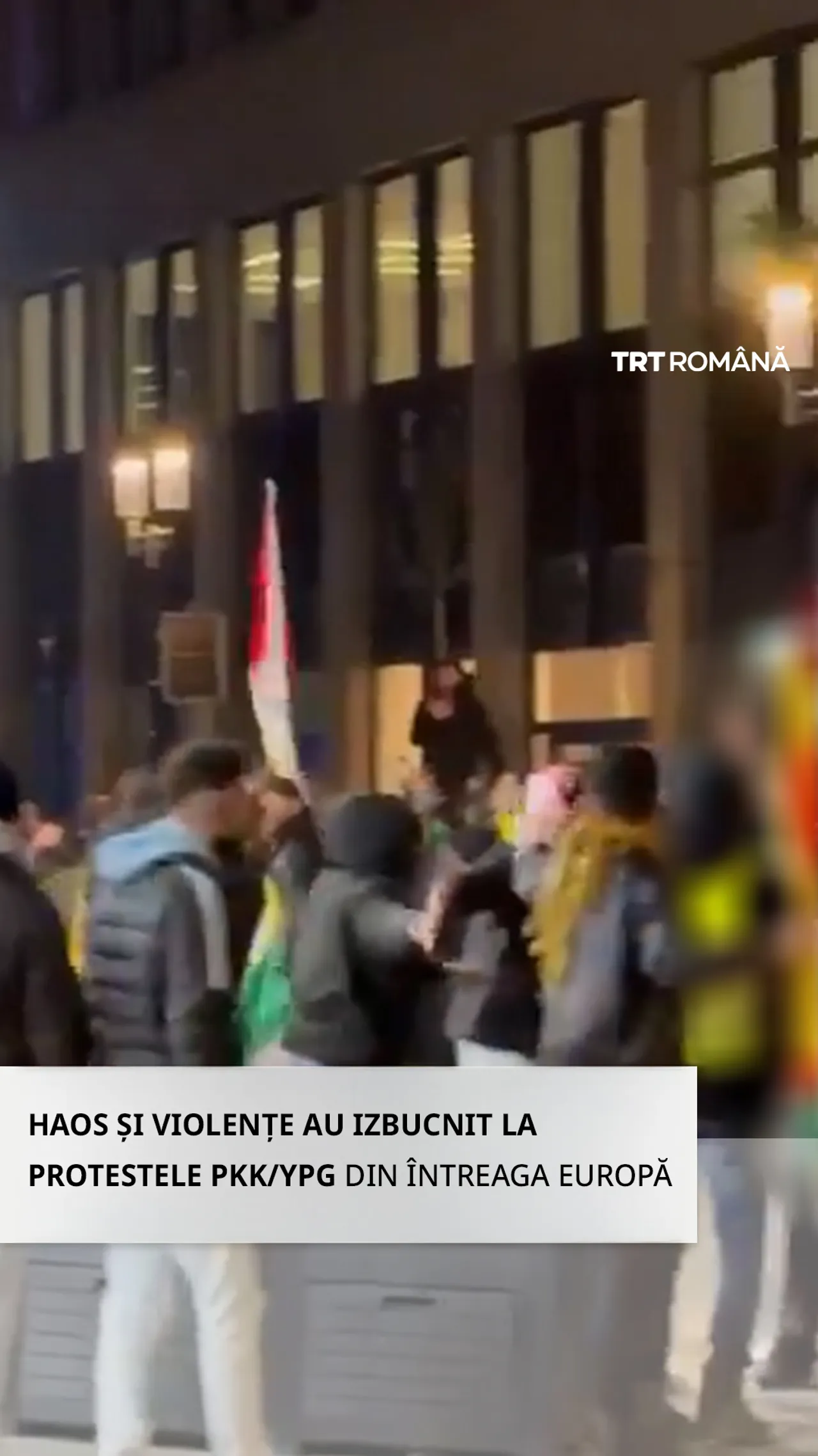Susținătorii PKK/YPG organizează proteste violente în Europa