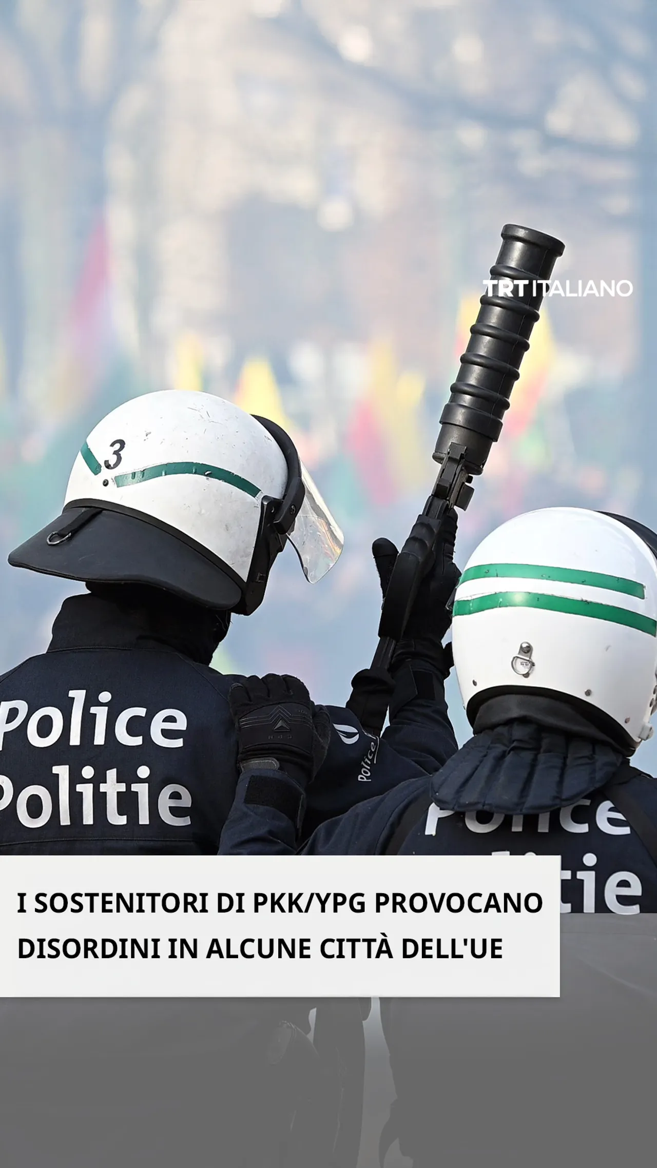 I sostenitori dei terroristi di PKK/YPG ricorrono alla violenza durante le proteste nell'UE