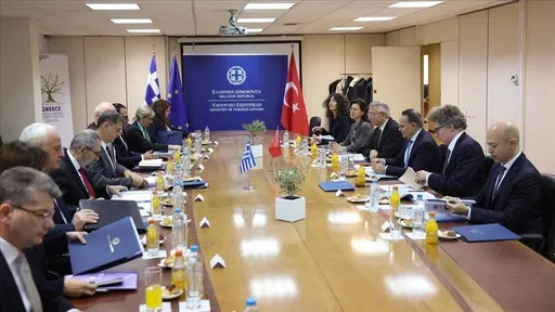 تركيا واليونان تختتمان الجولة التاسعة من محادثات الأجندة الإيجابية ببيان مشترك