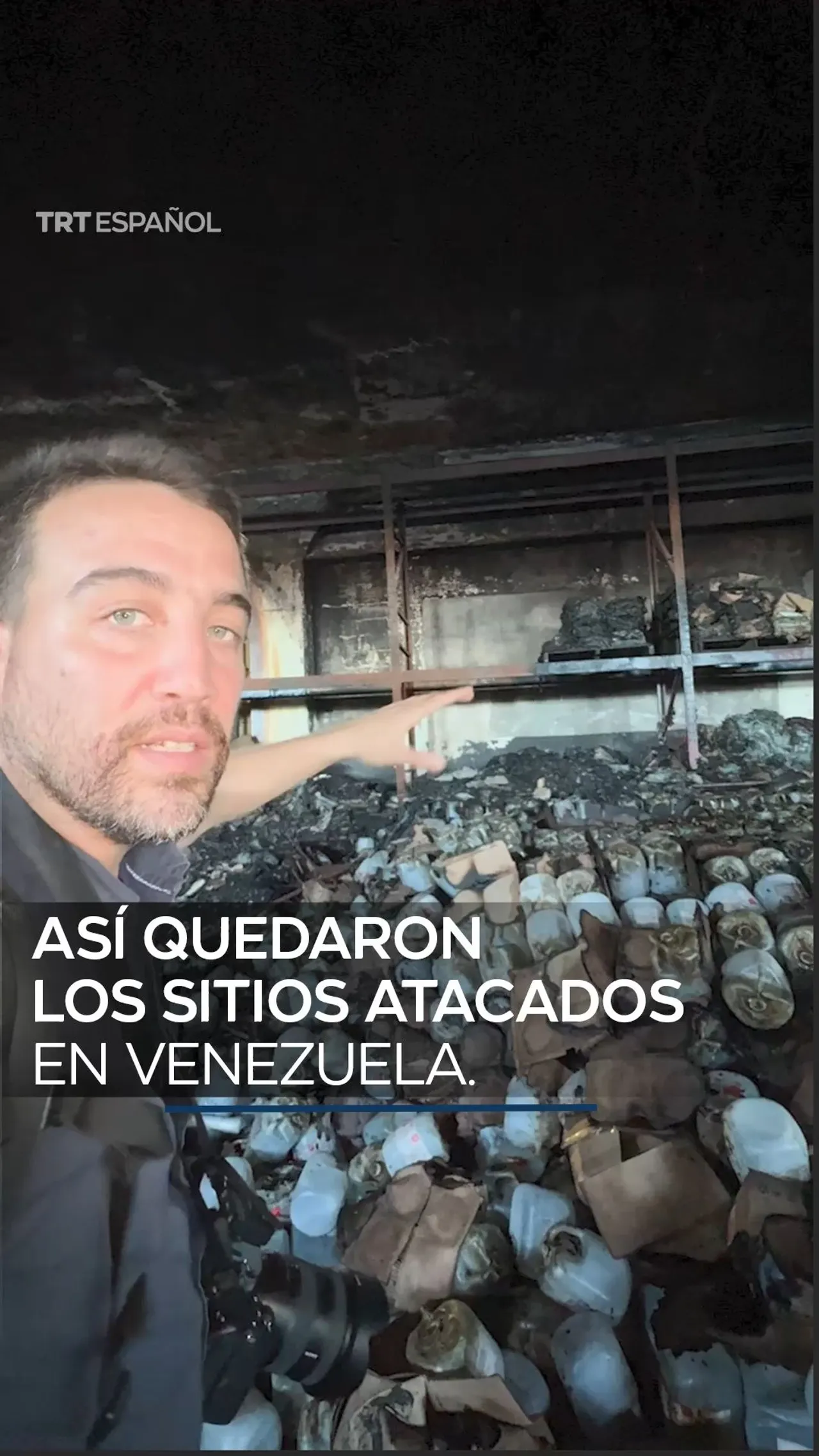 Así quedaron los sitios atacados en Venezuela