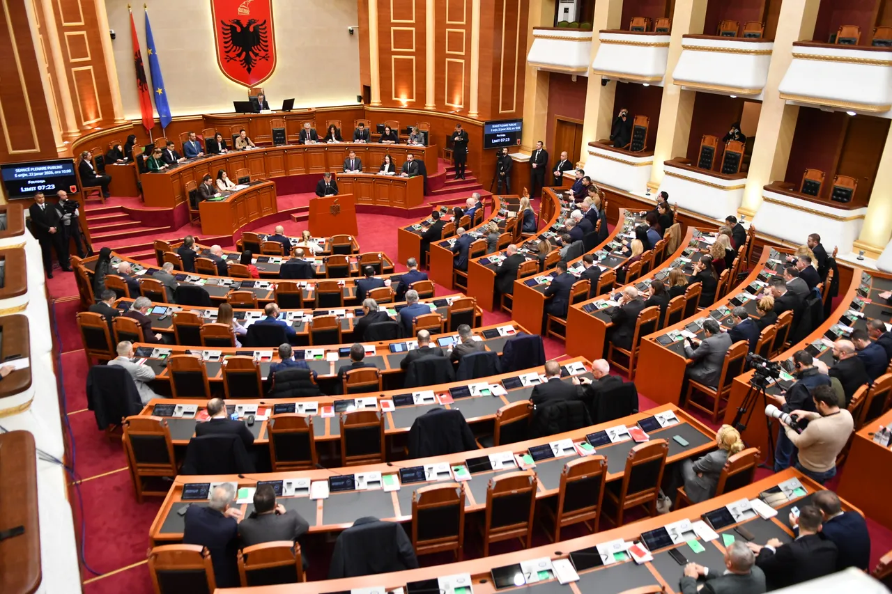 Parlament Albanije jednoglasno ratificiro sporazum o učešću zemlje u Odboru za mir