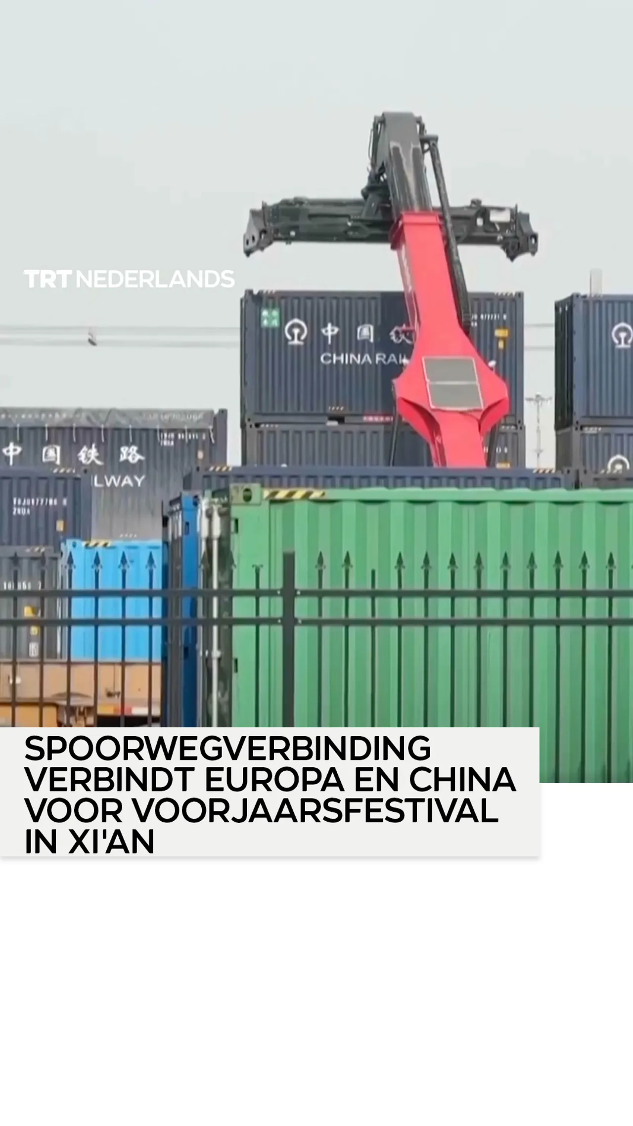 Spoorwegverbinding verbindt Europa en China voor voorjaarsfestival in Xi'an