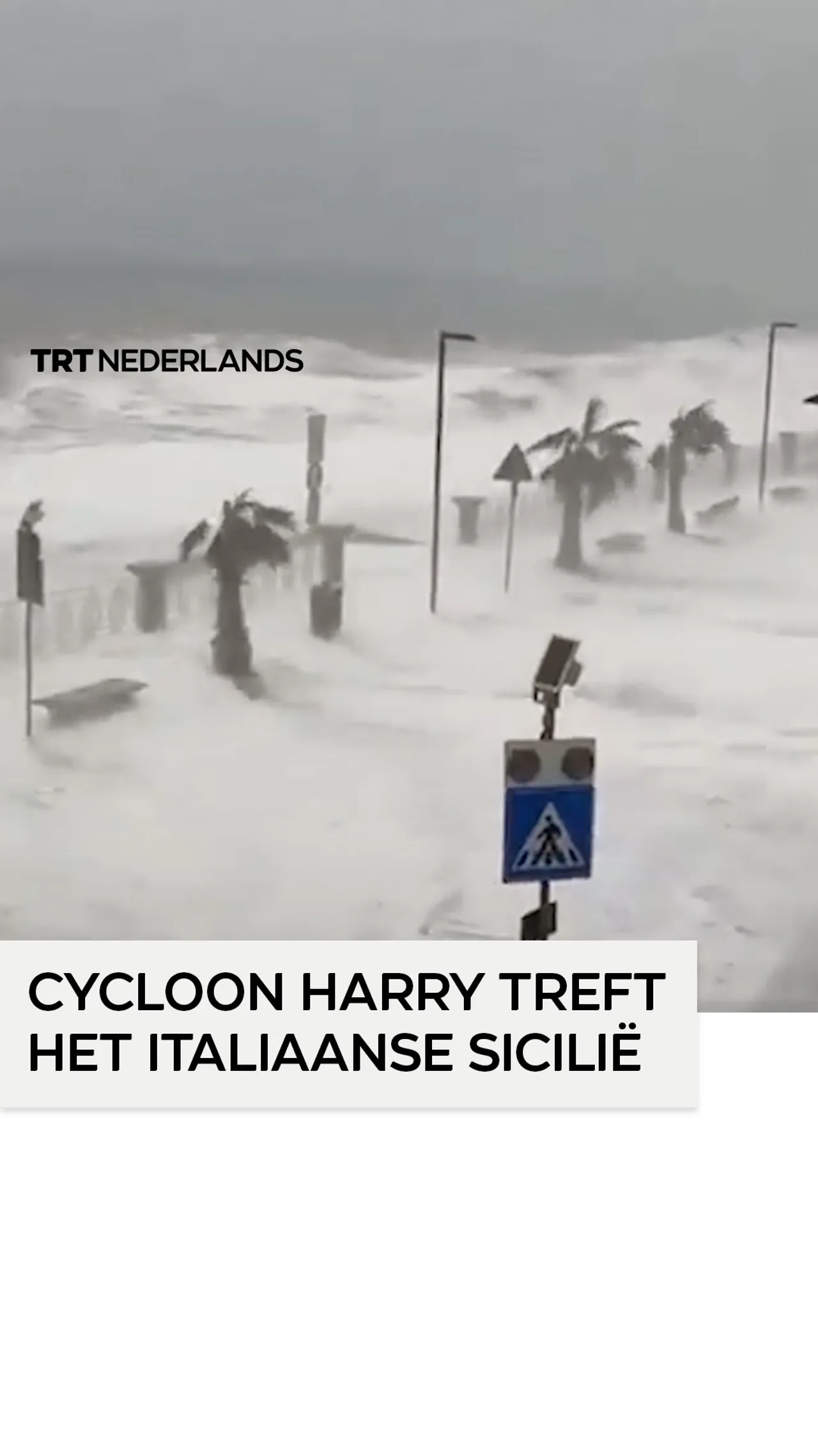 CYCLOON HARRY TREFT HET ITALIAANSE SICILIË