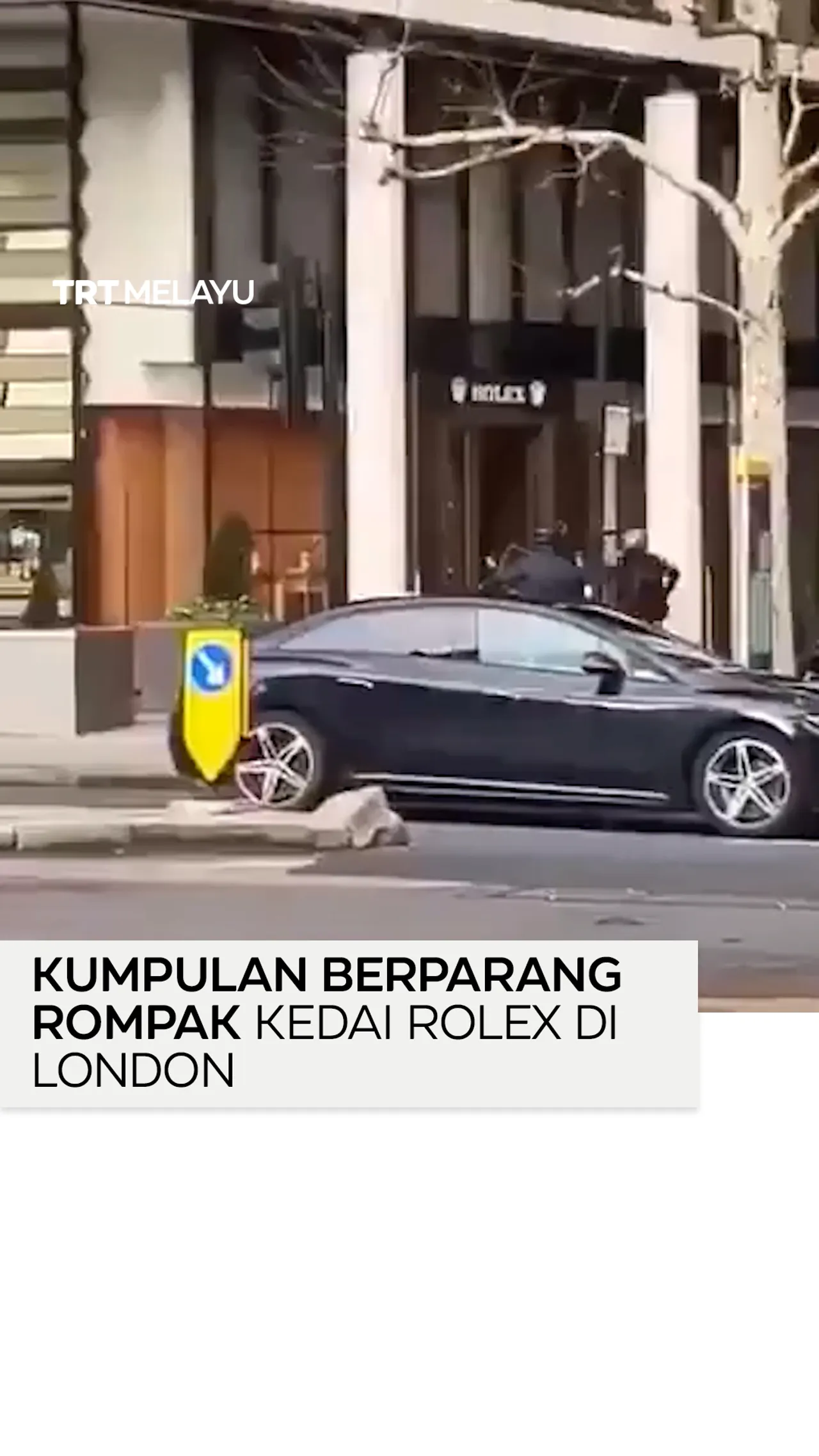 Kumpulan berparang rompak kedai Rolex di London