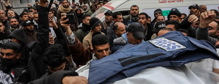 دولت فلسطین در غزه: شمار خبرنگاران کشته‌شده در حملات اسرائیل به ۲۶۰ نفر رسید