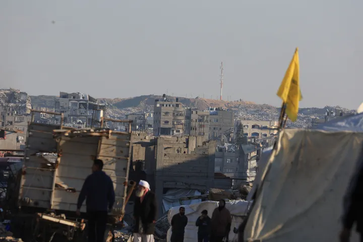 ישראל הופכת את "הקו הצהוב" בעזה לאזור הפרדה קבוע - הארץ