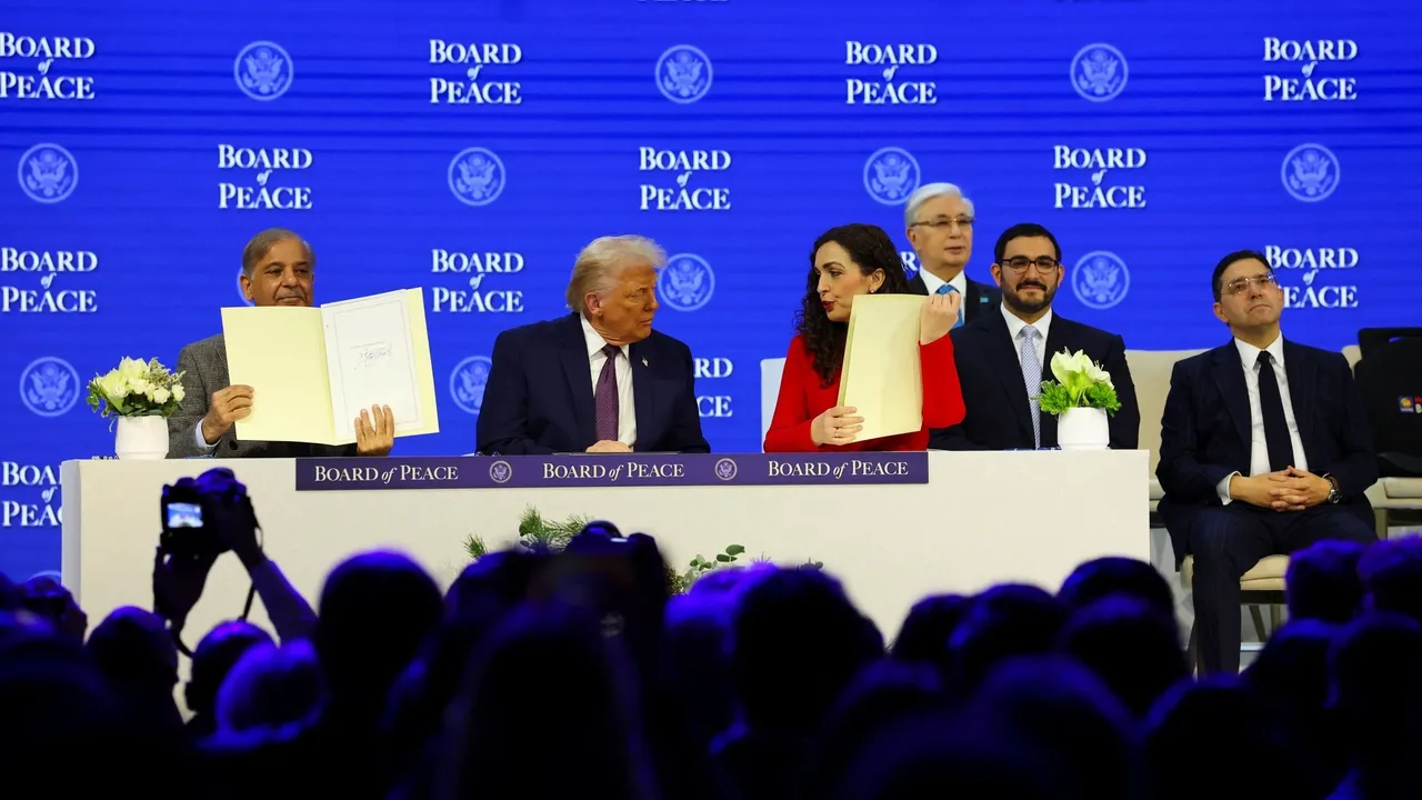 Trump formally rolls out 'Board of Peace' at Davos forum
