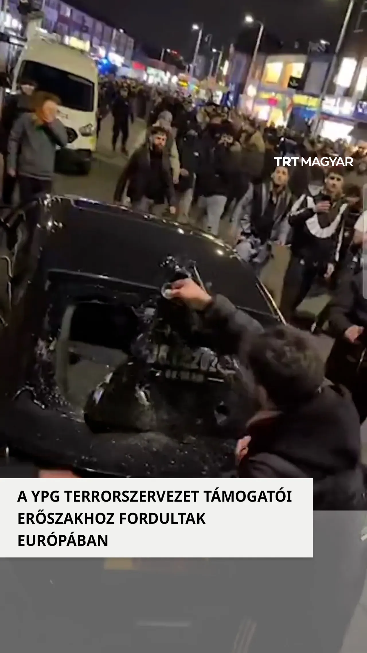 A YPG terrorszervezet támogatói erőszakhoz fordultak Európában