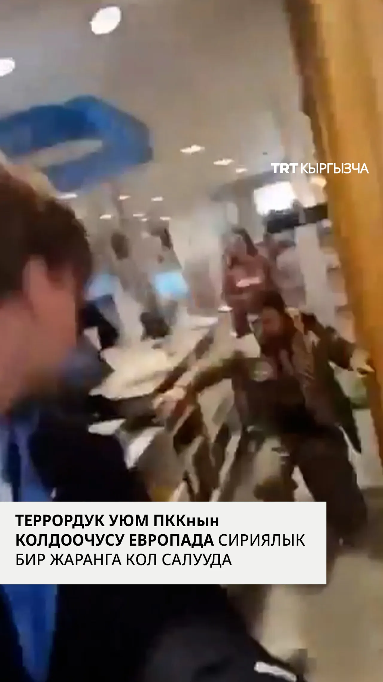 Европада ПКК террордук уюмунун жактоочулары сириялык бир кишиге кол салышты