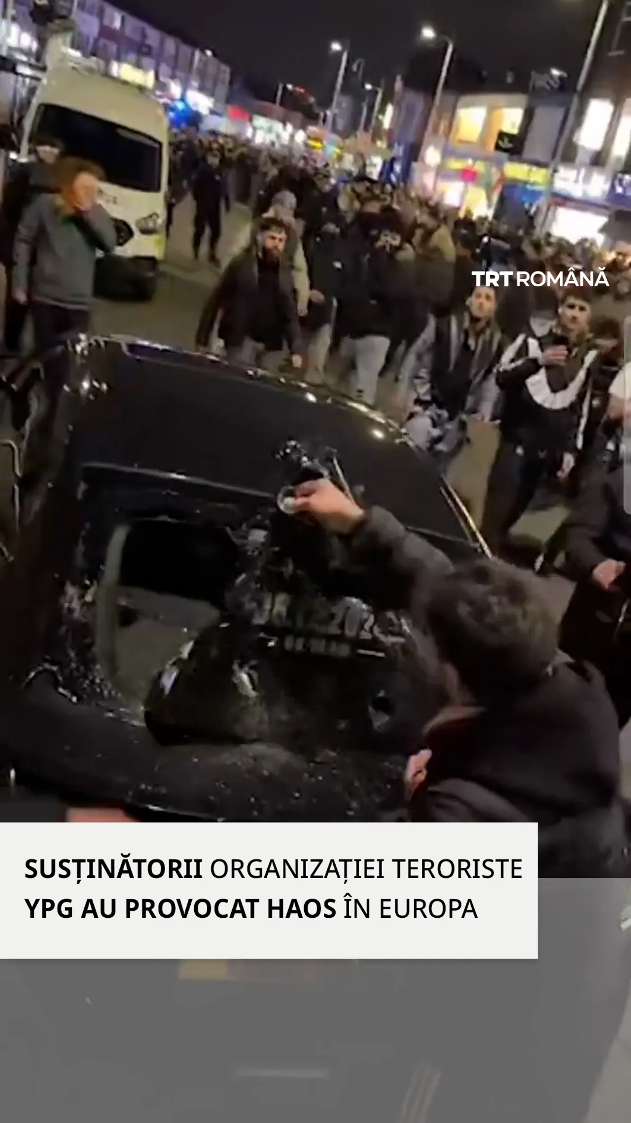 Susținători ai organizației YPG au provocat incidente în mai multe oraşe din Europa