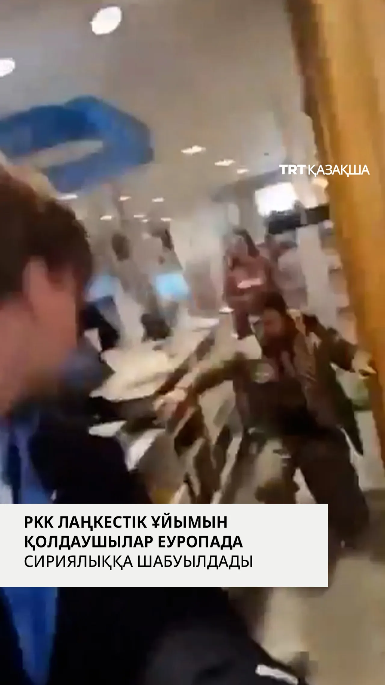 Еуропада PKK лаңкестік ұйымын қолдаушылар сириялыққа шабуылдады