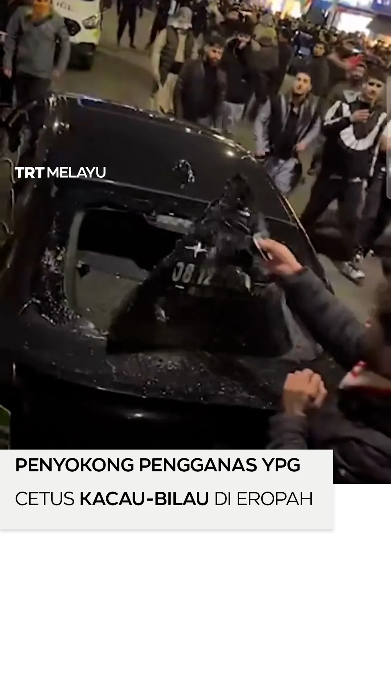 Penyokong pengganas YPG cetus kacau-bilau di Eropah