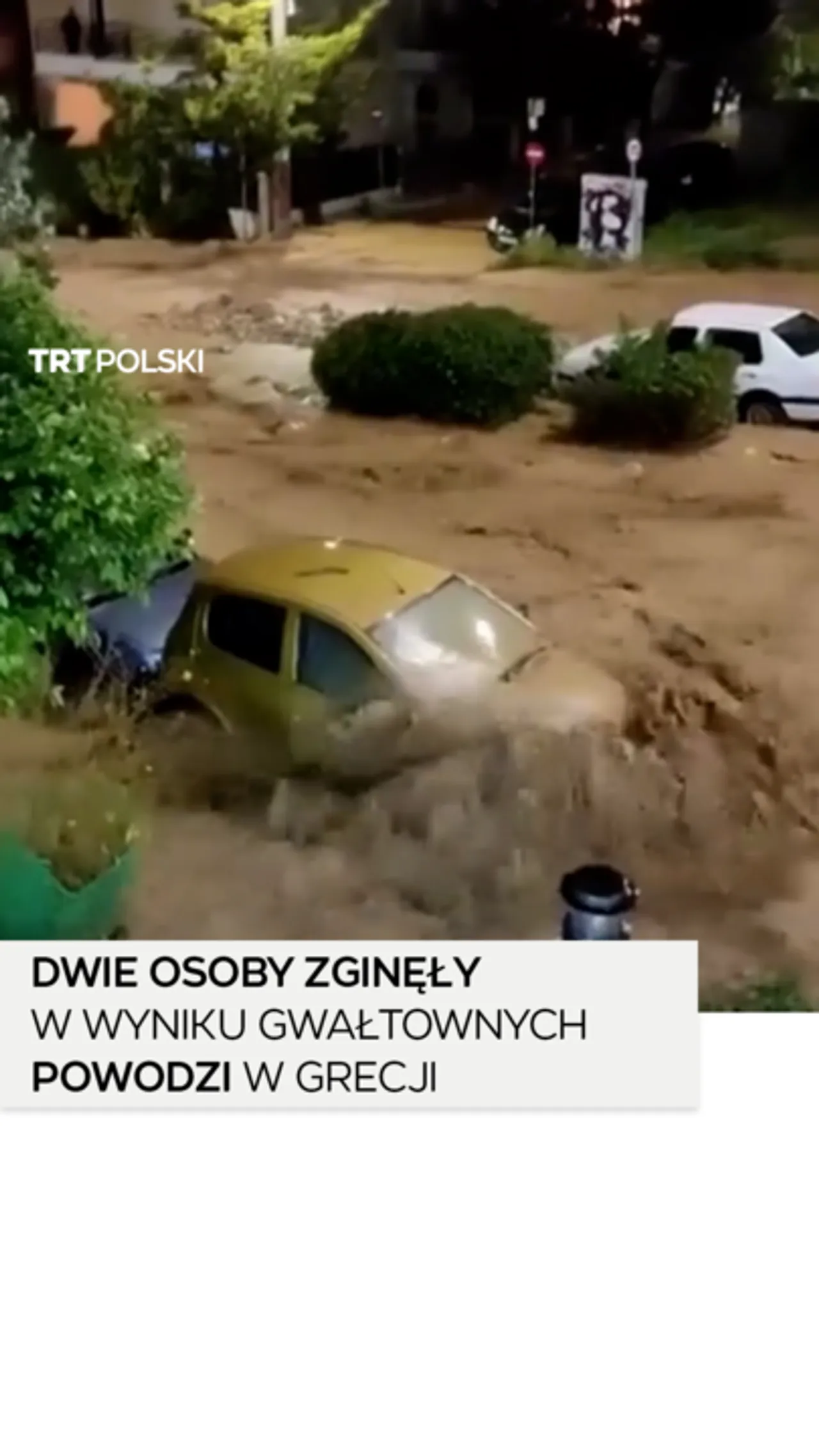 Dwie osoby zginęły w wyniku gwałtownych powodzi w Grecji