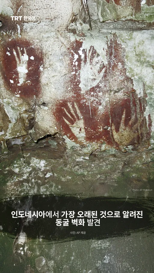 인도네시아에서 가장 오래된 것으로 알려진 동굴 벽화 발견