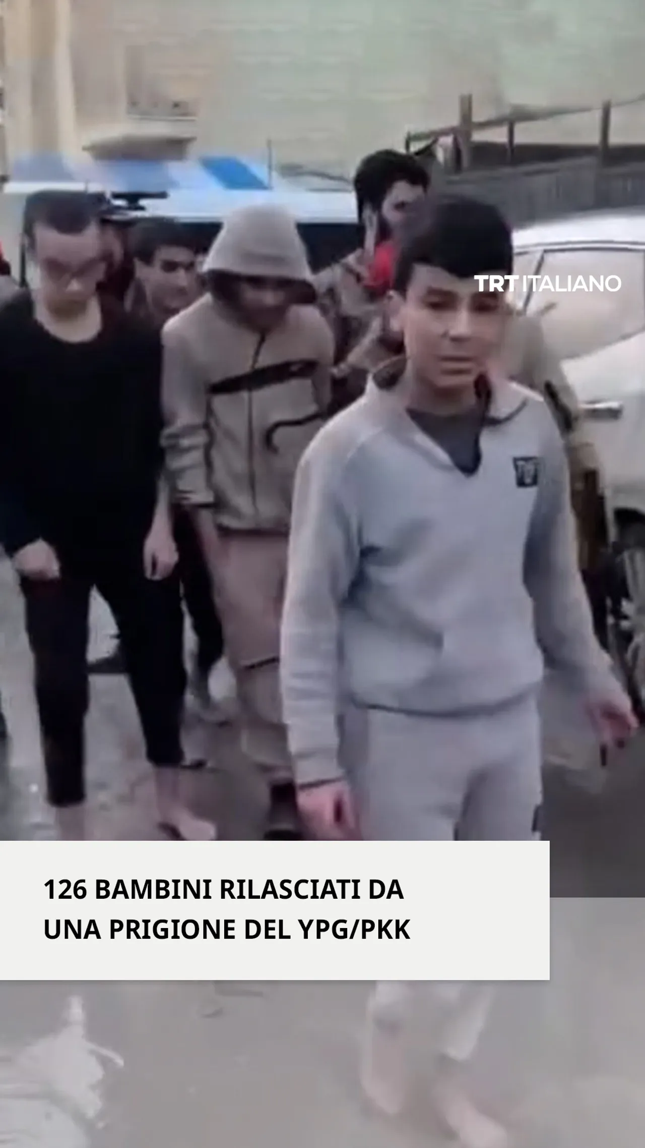 Forze siriane hanno liberato 126 bambini da una prigione sotto il controllo dei terroristi YPG/PKK