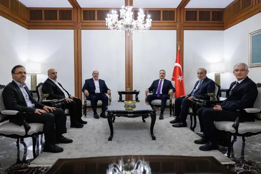 Turkish FM, Hamas delegation discuss Gaza peace plan, humanitarian situation