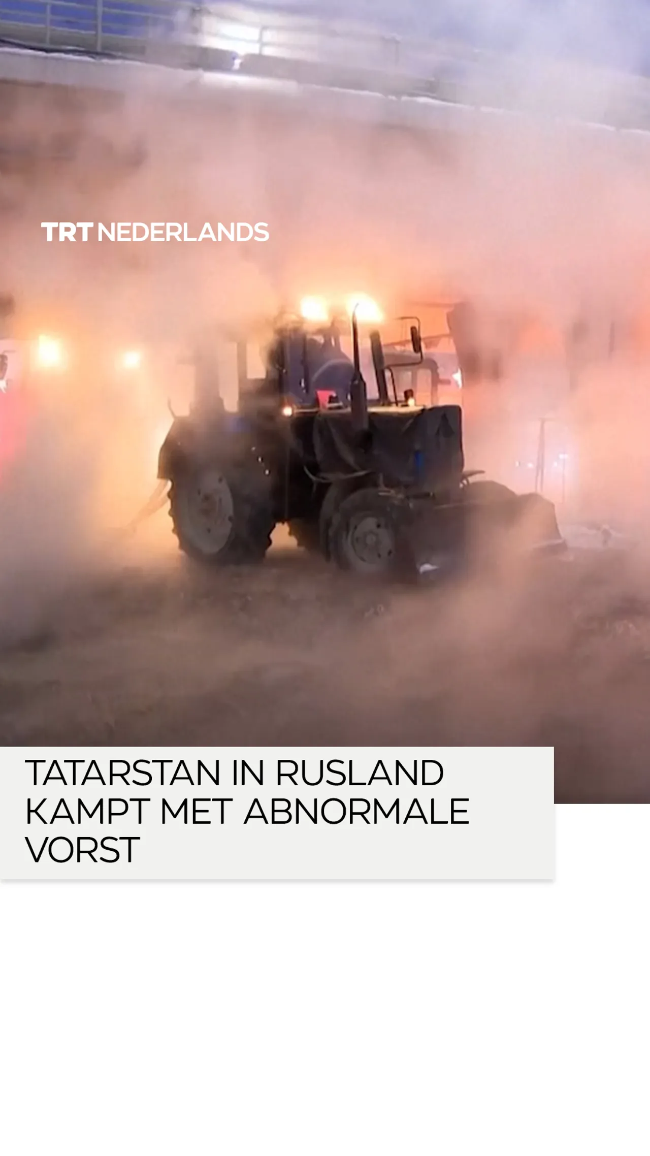 Tatarstan in Rusland kampt met abnormale vorst
