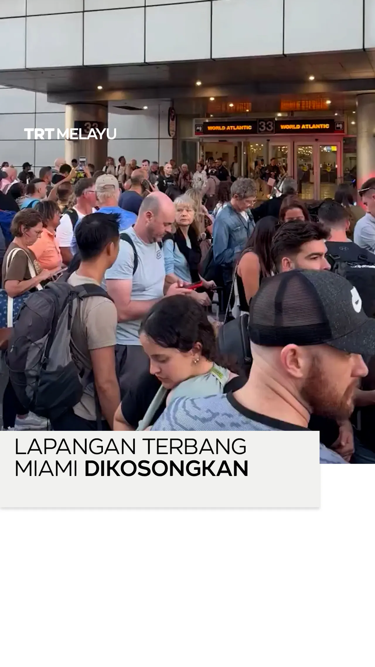 Lapangan terbang Miami dikosongkan