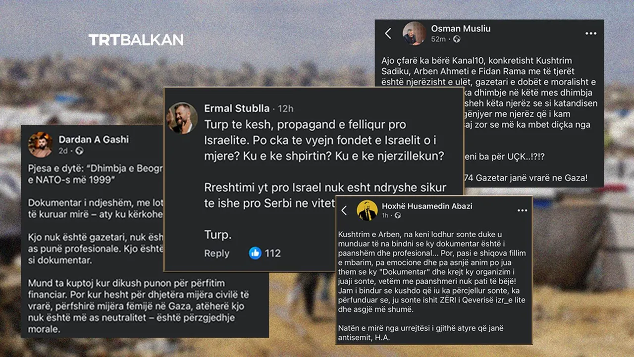 Kritika dhe reagime të shumta kundër dokumentarit pro Izrael në Kosovë