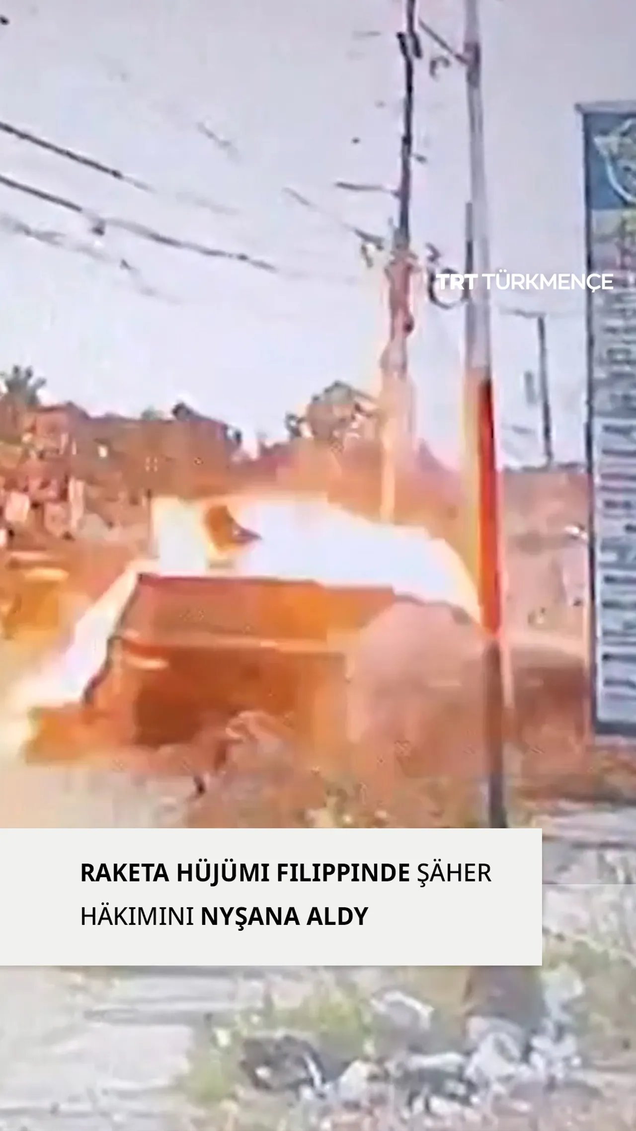 Filippinde raketa hüjümi bilen şäher häkiminiň janyna kast edilmäge synanşyldy