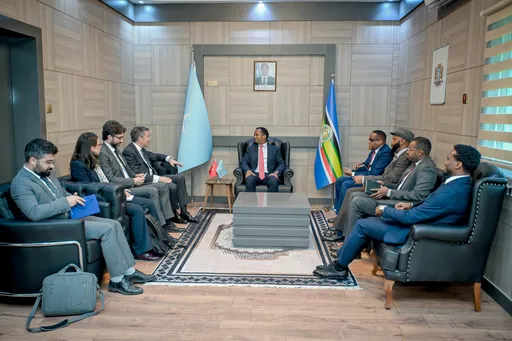 Wasiirka Arrimaha Dibadda Soomaaliya oo Muqdisho ku qaabilay wafdi sare oo ka socda Dawladda Turkiga