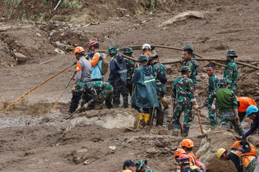 Death toll in Indonesia landslides rises to 38, many still missing