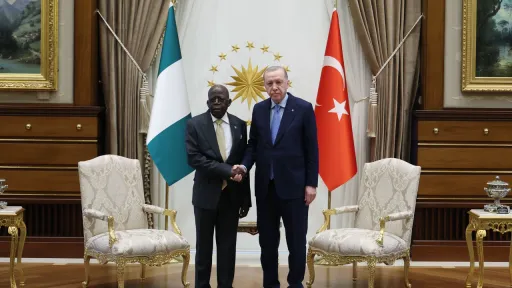 الرئيس أردوغان يستقبل نظيره النيجيري بمراسم رسمية في أنقرة