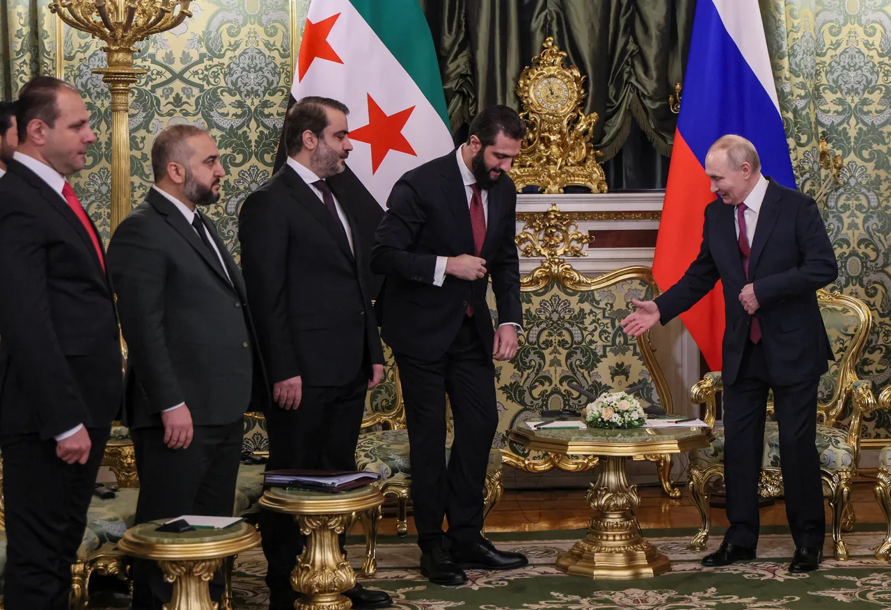 Al-Scharaa in Moskau: Putin lobt Erfolge des syrischen Präsidenten