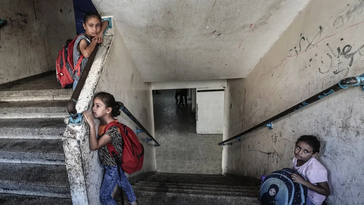 سازمان ملل متحد کمپین بزرگی را برای بازگرداندن صدها هزار کودک غزه به مدرسه آغاز کرد