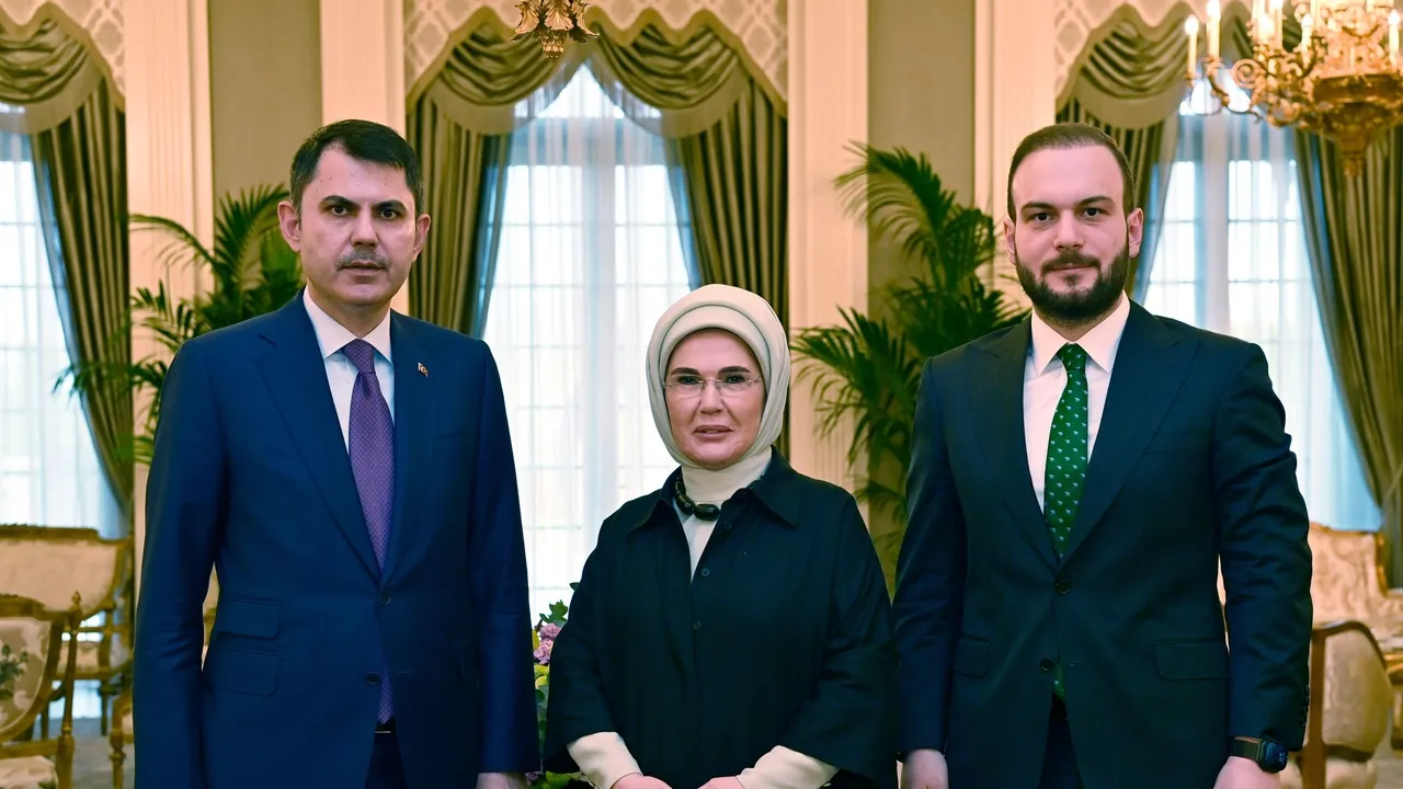 دیدار امینه اردوغان با مسئولان برگزاری کاپ ۳۱